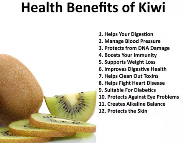 Health benefits of Kiwi