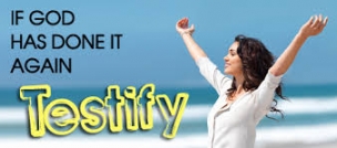 Testimony Time!