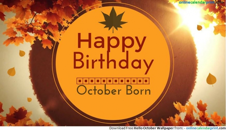 October Birthday Celebrants