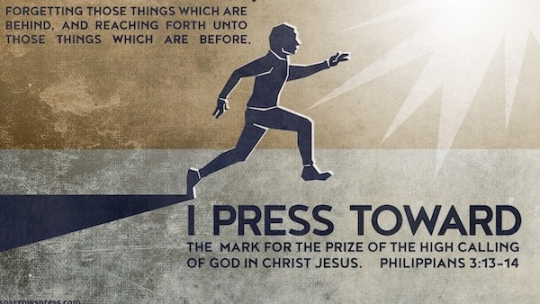Pressing Toward the Mark (Phi 3:13-14)